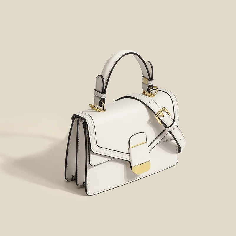 

2021 Women High Quality Split Leather Shoulder Bag Cowhide Flap Bag Ladies Small Handbags Fanous Crossbody Messenger Bag