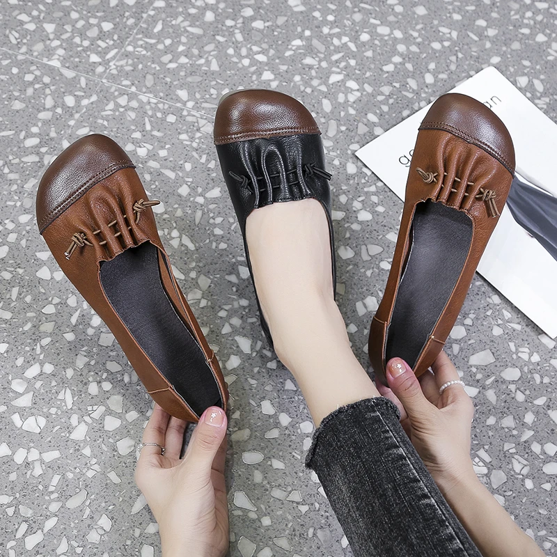 

Женские туфли без застежки, на плоской подошве, повседневные лоферы, обувь без застежки, 2021