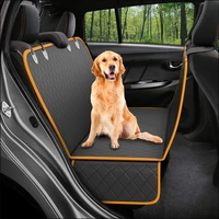 pet carrier dog car seat cover travel waterproof mat mesh car hammock cushion protector with zipper and pocket pets transport