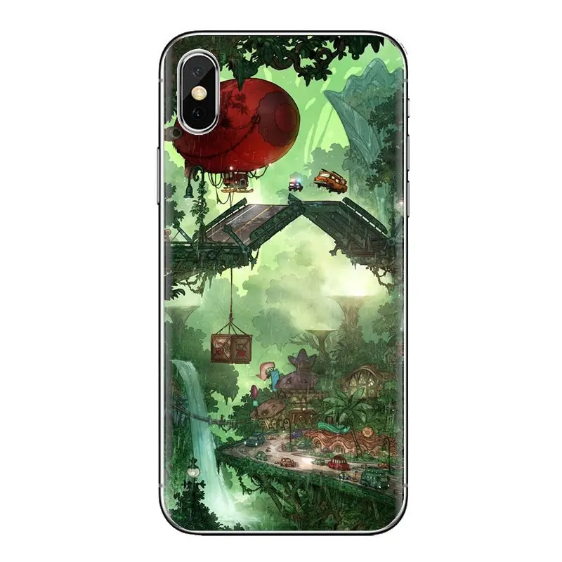 Для Huawei Honor 5A lyo-l21 Y6 II Compact Y5 2 Y5II mate 10 Lite Nova 2i 9i Magic Tree House аниме прозрачные мягкие