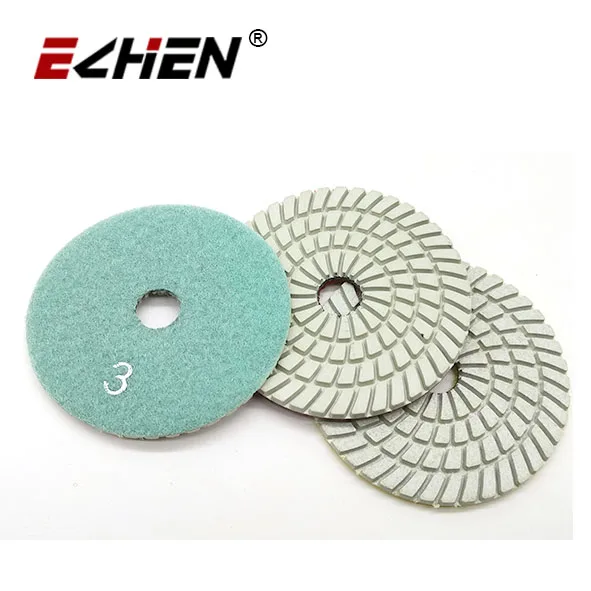 Горячая Распродажа 3 шаг Гибридный полировальный коврик мрамор гранит супер