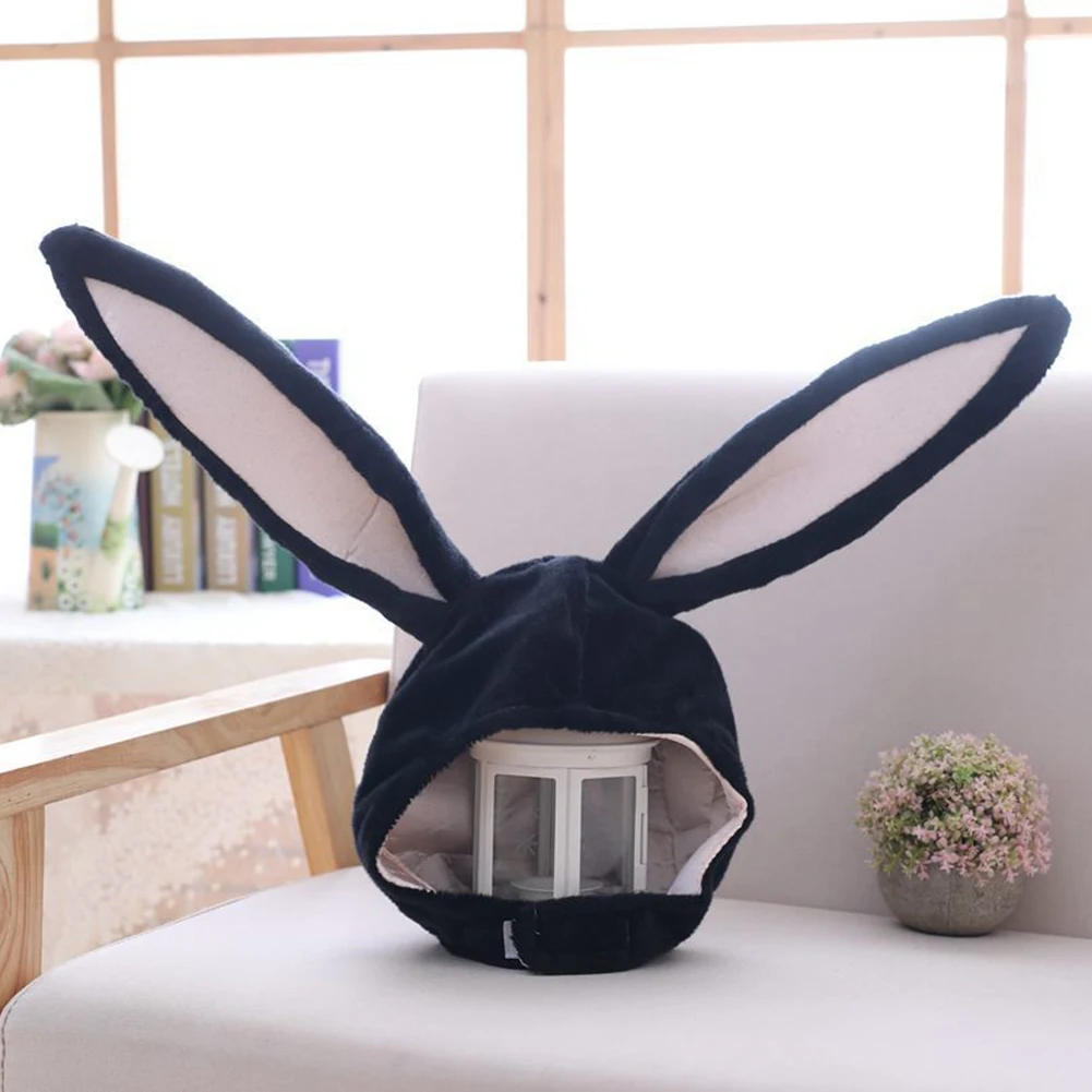 Милая шапка для девочек, плюшевый головной убор с кроличьими ушками от AliExpress WW