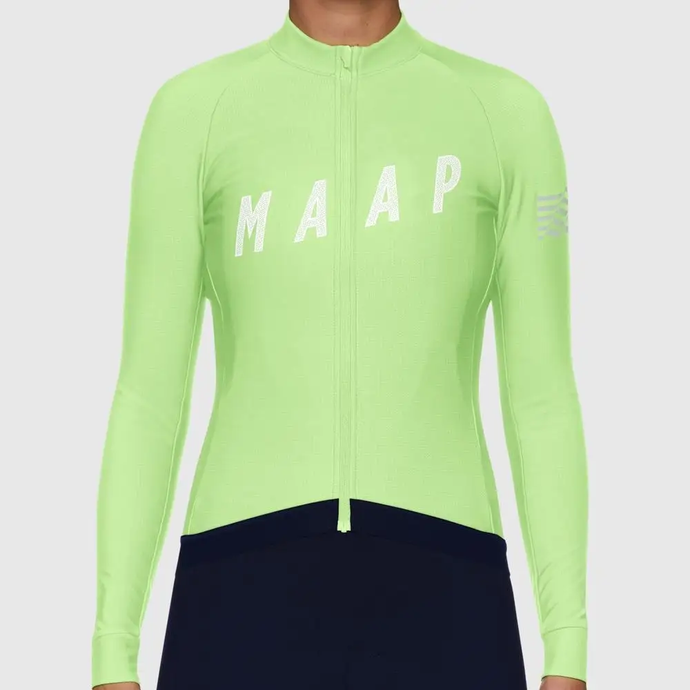 

2020 MAAP Spring and autumn long sleeves cycling jersey women MTB bike jersey maillot ciclismo Female Sport riding clothing top