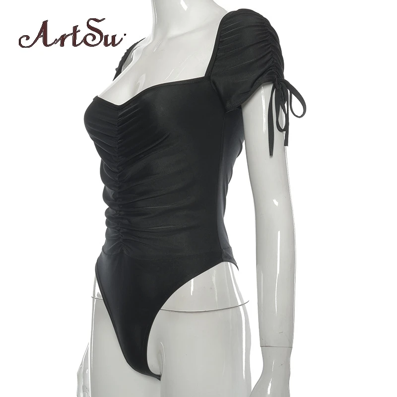 Боди женское блестящее Сетчатое прозрачное без рукавов |