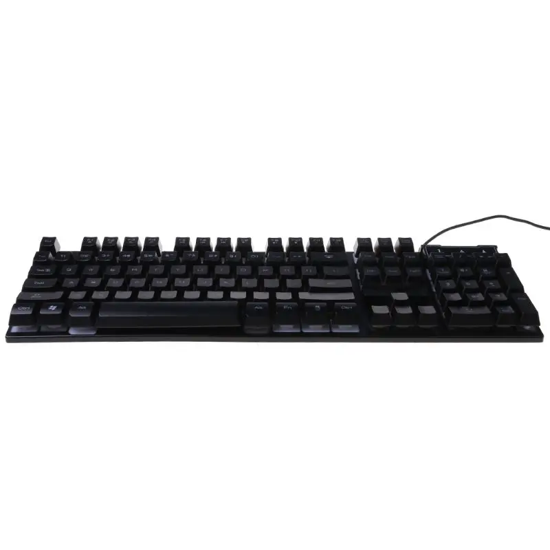 

USB Wired Gaming Keyboard 104 Keys Mechanical Feeling Gamer Backlit Keyboard for Computer Laptop C5AE