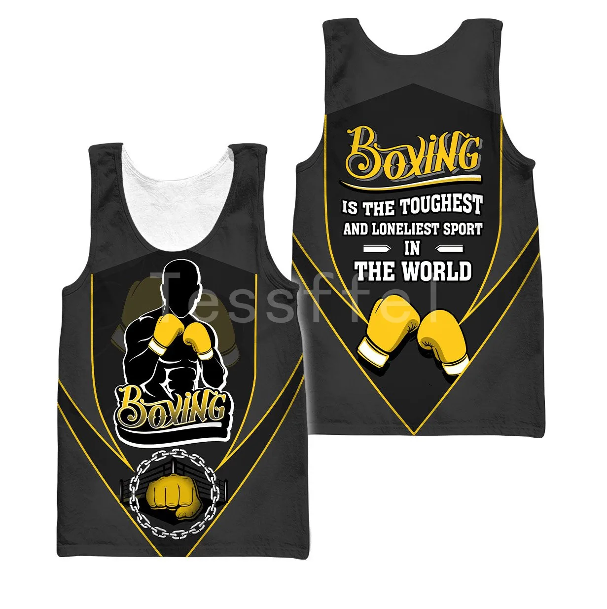 

Новинка 2021, модный летний мужской жилет tessвам с 3D принтом для бокса, повседневная майка в стиле Харадзюку, уличная одежда, быстрая доставка