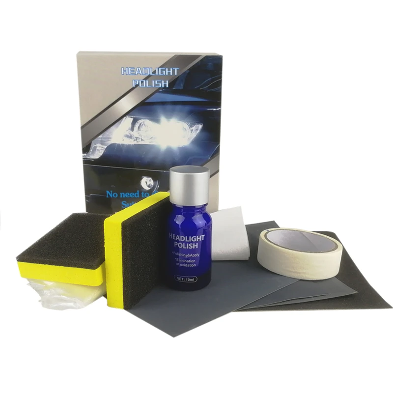 Набор для ремонта автомобильных фар жидкость полировки и окисления царапин 30 мл |