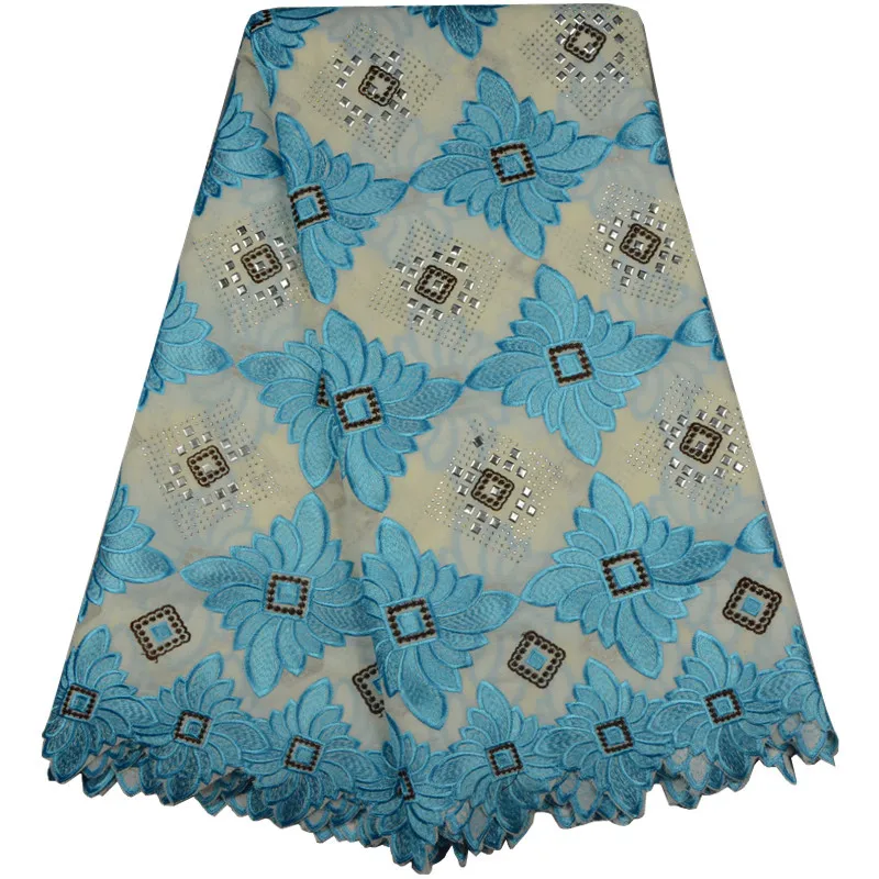 Африканская сухая кружевная ткань швейцарская вуаль с камнями швейцарское