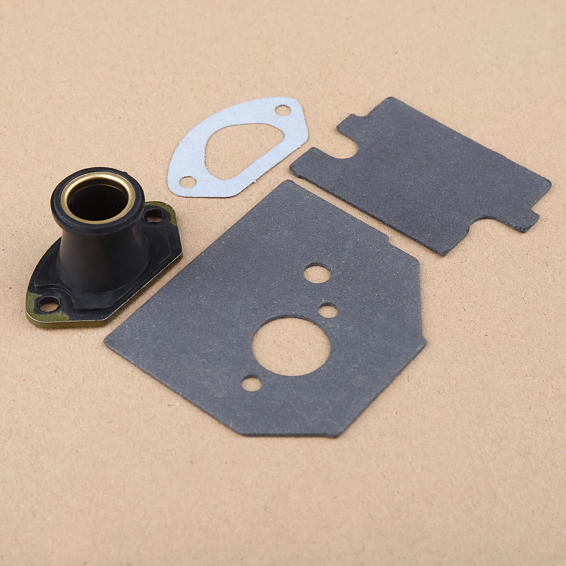 

Выхлопной Впускной набор коллектора для китайский 4500 5200 5800 бензопила Запчасти w Carb прокладка