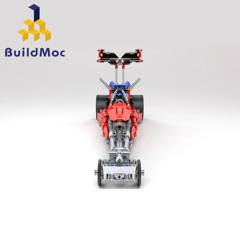 BuildMoc формула сопротивления гоночная модель автомобиля строительные блоки
