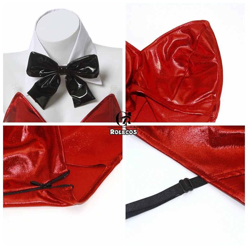 ROLECOS Date A Live Маскарадный костюм Куруми токисаки С изображением кролика Банни