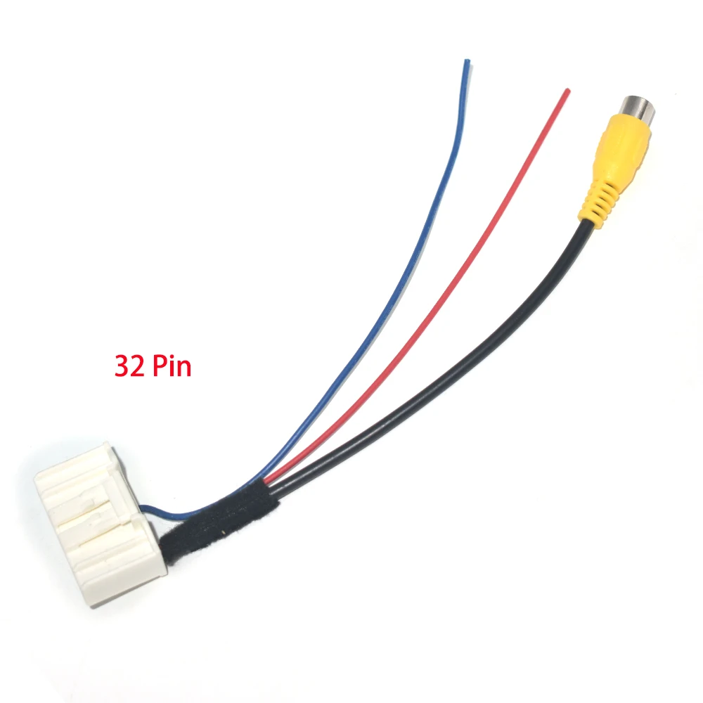 Автомобильный адаптер для камеры заднего вида с RCA кабелем Nissan X-Trail Qashqai Rogue Sport 2013 ~