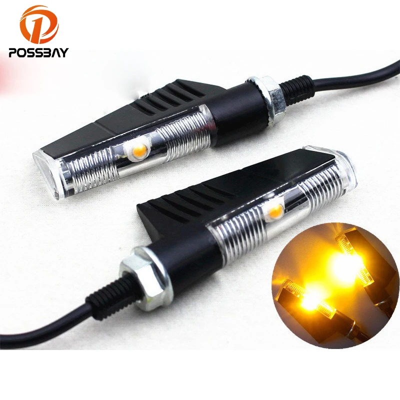 Posbay светодиодный мотоциклетный указатель поворота скутер мигалка индикаторы