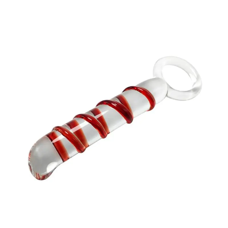 Pyrex стекло фаллоимитатор искусственный пенис Кристалл Анальный бусины Анальная