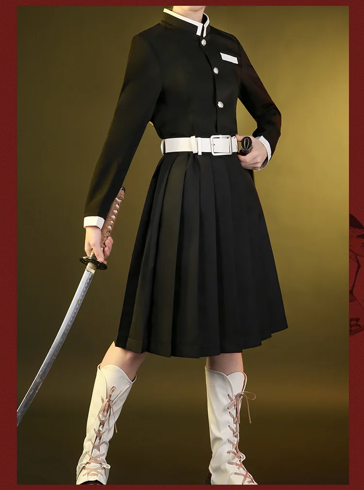 Аниме «Demon Slayer Kimetsu no Yaiba Tokitou Muichirou Kochou Shinobu Kanroji Mitsuri Tsuyuri Kanawo»; костюм для косплея; боевой костюм