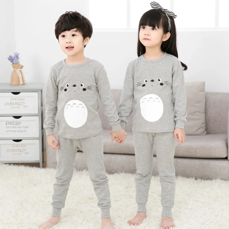 Прямая поставка с фабрики детская одежда детское нижнее белье костюм из хлопка на весну и осень осенняя для