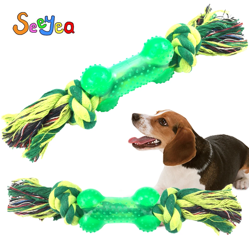 

Bite Resistant Pet Dog Chew Toys For Small Dogs Cleaning Teeth Puppy Dog Rope Knot Toy Playing Animals Dogs Toys Pets Supplies