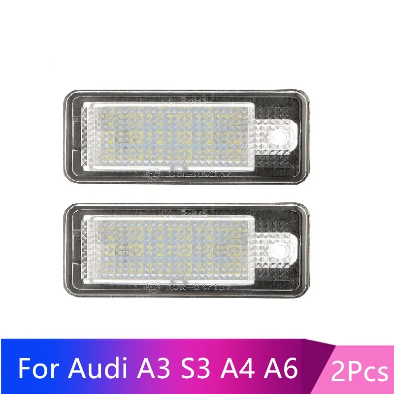

A Pair 18 LED License Number Plate Light Lamp For Audi A3 S3 A4 S4 B6 A6 S6 A8 S8 Q7