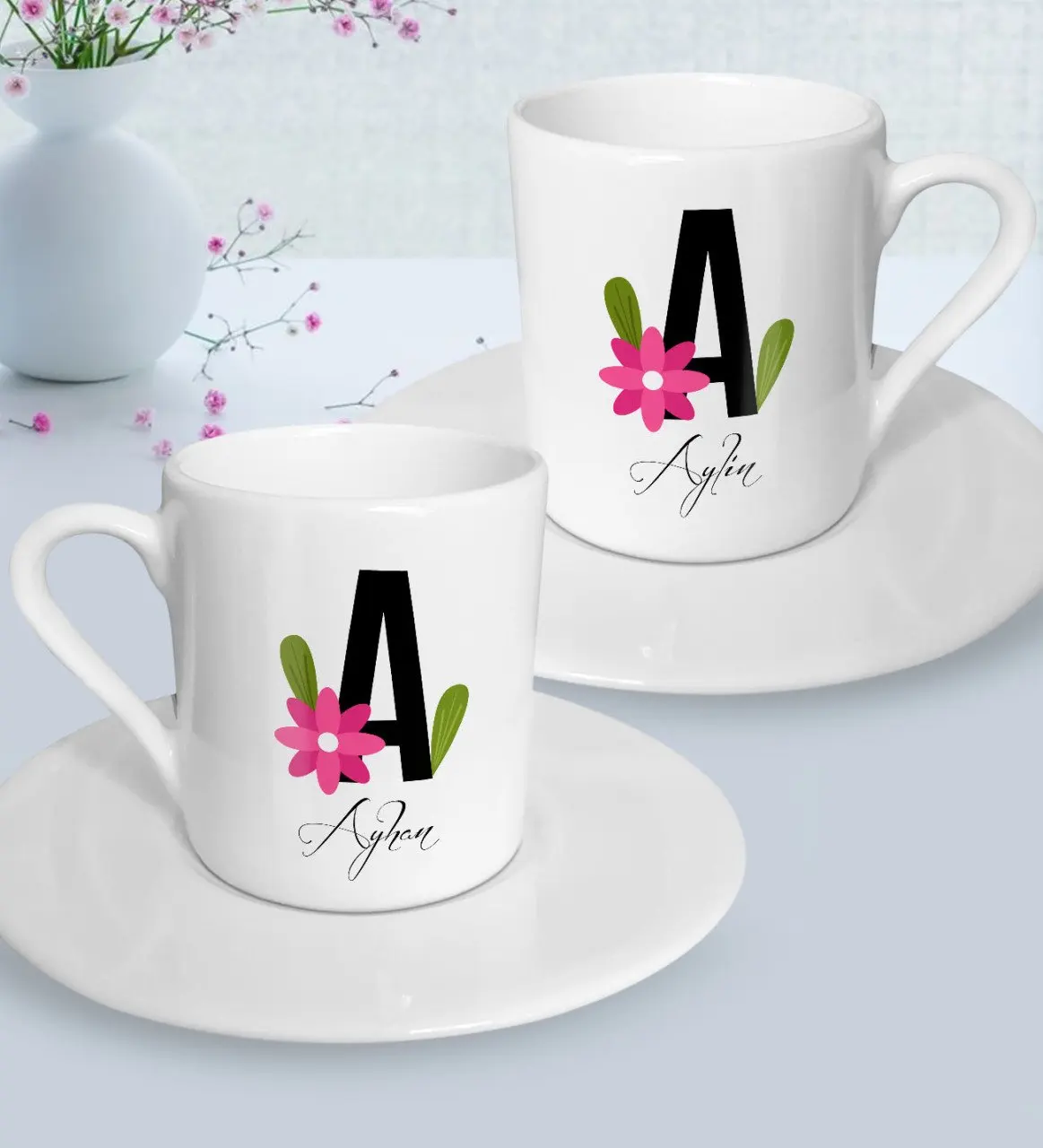 

Персонализированный Dual чехол и название дизайн чашка для кофе по-турецки-4