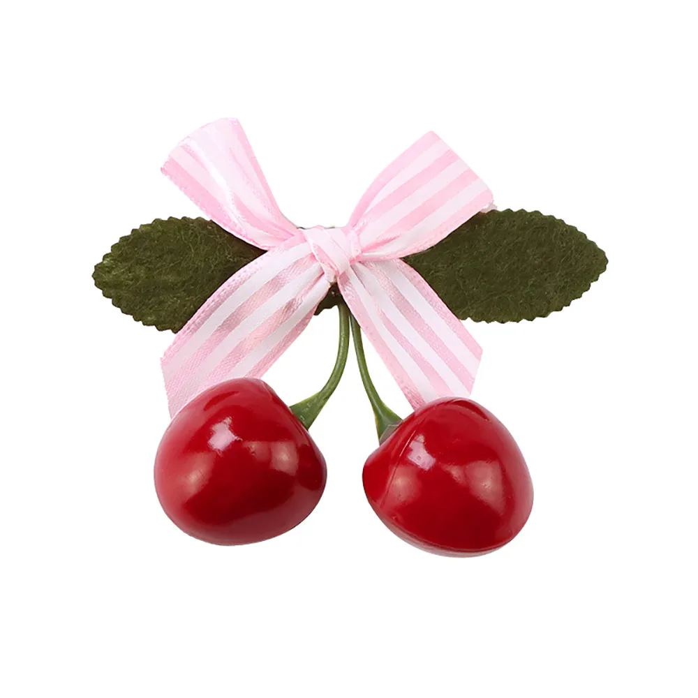 2 шт. заколки для волос в виде вишни высокое качество девочек | Детская одежда и