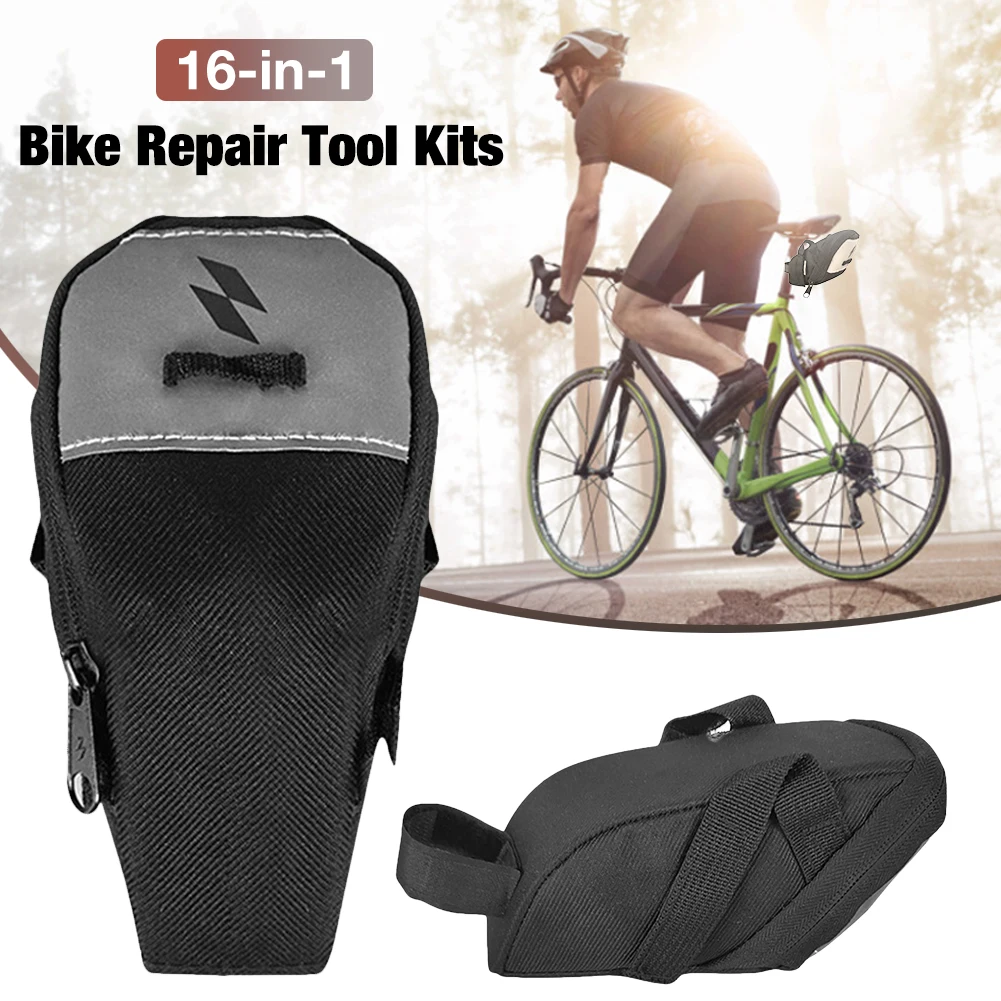 

16 In 1 Bicycle Repair Tools Kit Hex Wrench Cycling Screwdriver Tool Bicycle Bag MTB Mountain Cycling Bike Repair Tool