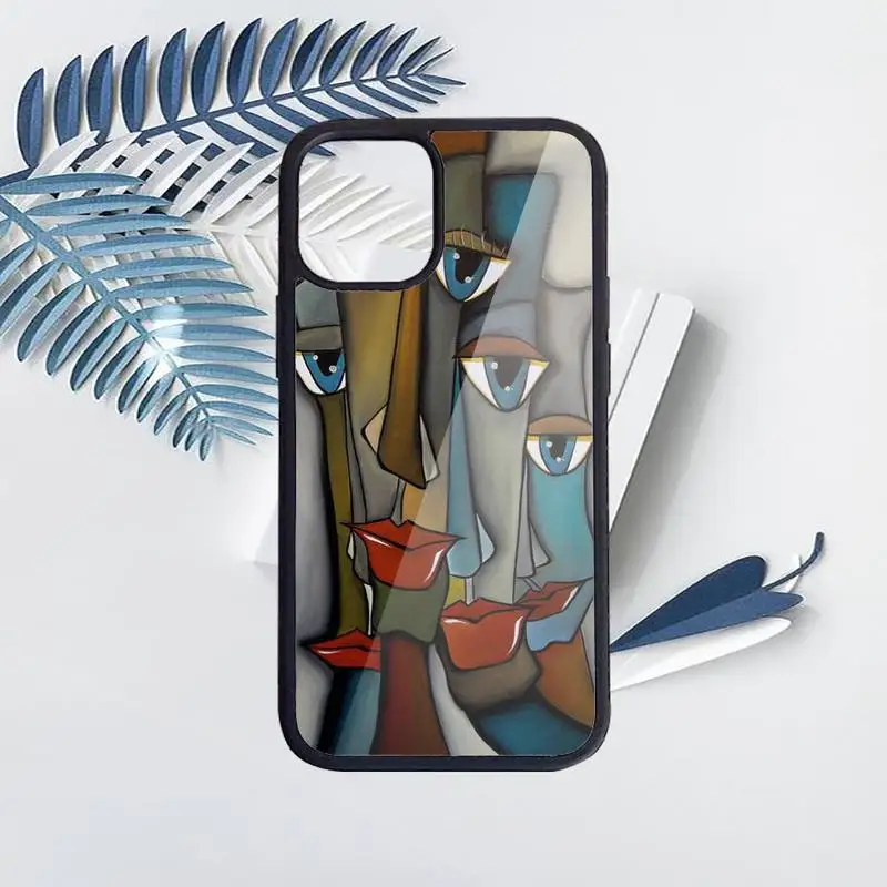 

Picasso abstract Art painting Phone Case for iPhone 11 12 pro XS MAX 8 7 6 6S Plus X 5S SE 2020 XR Hard PC
