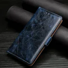 Кожаный чехол-книжка с откидной крышкой для Huawei P Smart 2018 2019 2020 2021, магнитный ретро-кошелек, слоты для карт для Huawei P Smart, чехол