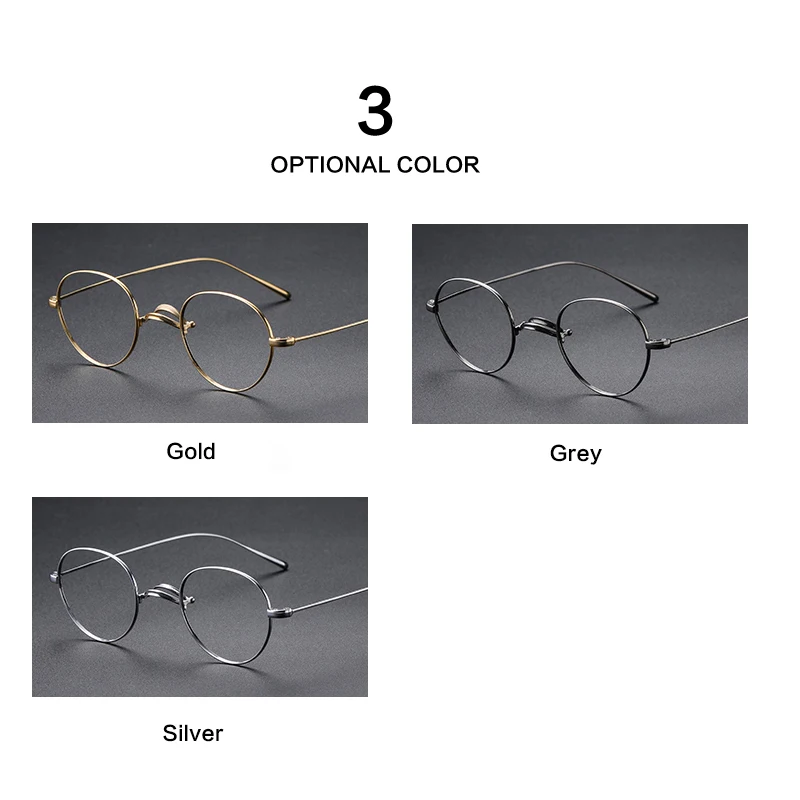 Оправа для очков из чистого титана мужчин и женщин новинка 2022 овальные