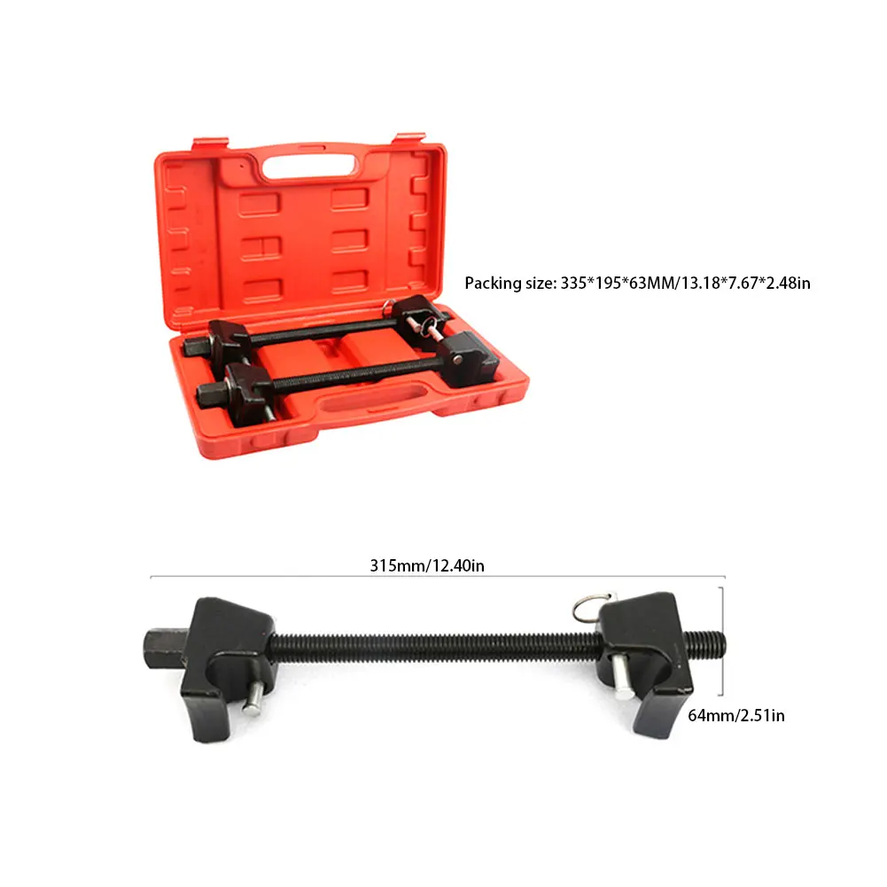 

Spring Compressors Strut Coil Automotive Shock with Safety Lock Heavy Duty Hardened for Car Garage Tool Black Tool Kits