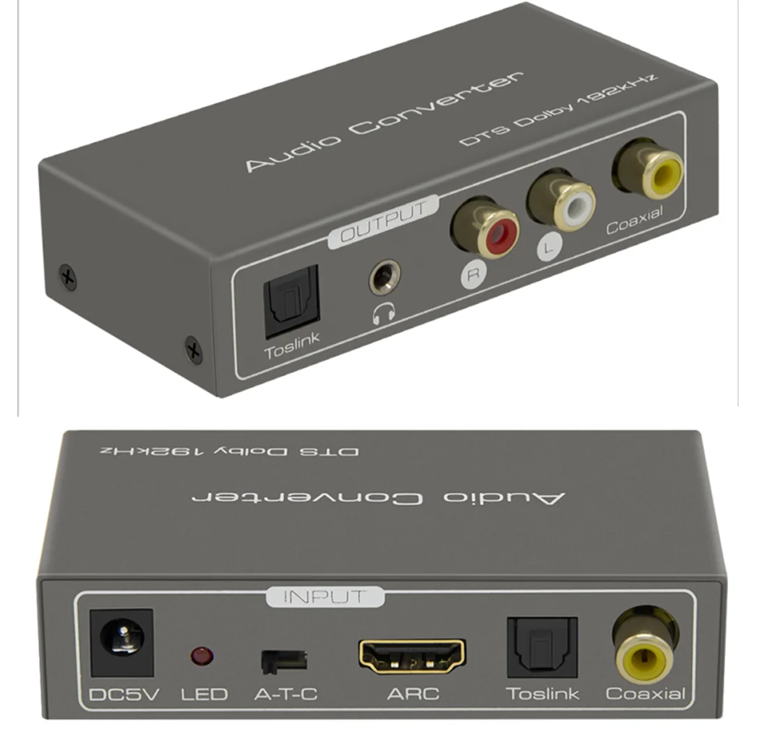 Многофункциональный аудио конвертер HDMI ARC коаксиальный Оптический