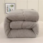 Зимнее бархатное одеяло из овечьей шерсти на весну, осень, зиму, теплое шерстяное одеяло из синтетического волокна, толстое одеяло