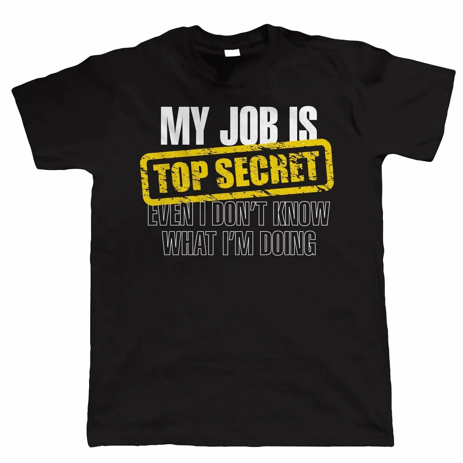 

Забавная Мужская футболка My work Is Top Secret, подарок на день рождения для папы, отца, отца, лето 2020