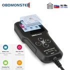 Тестер автомобильных аккумуляторов BM520, 6 в, 12 В, 24 В, 100-2000 CCA, 2 Ач-Ач, устройство для обнаружения автомобильной батареи PK KW208