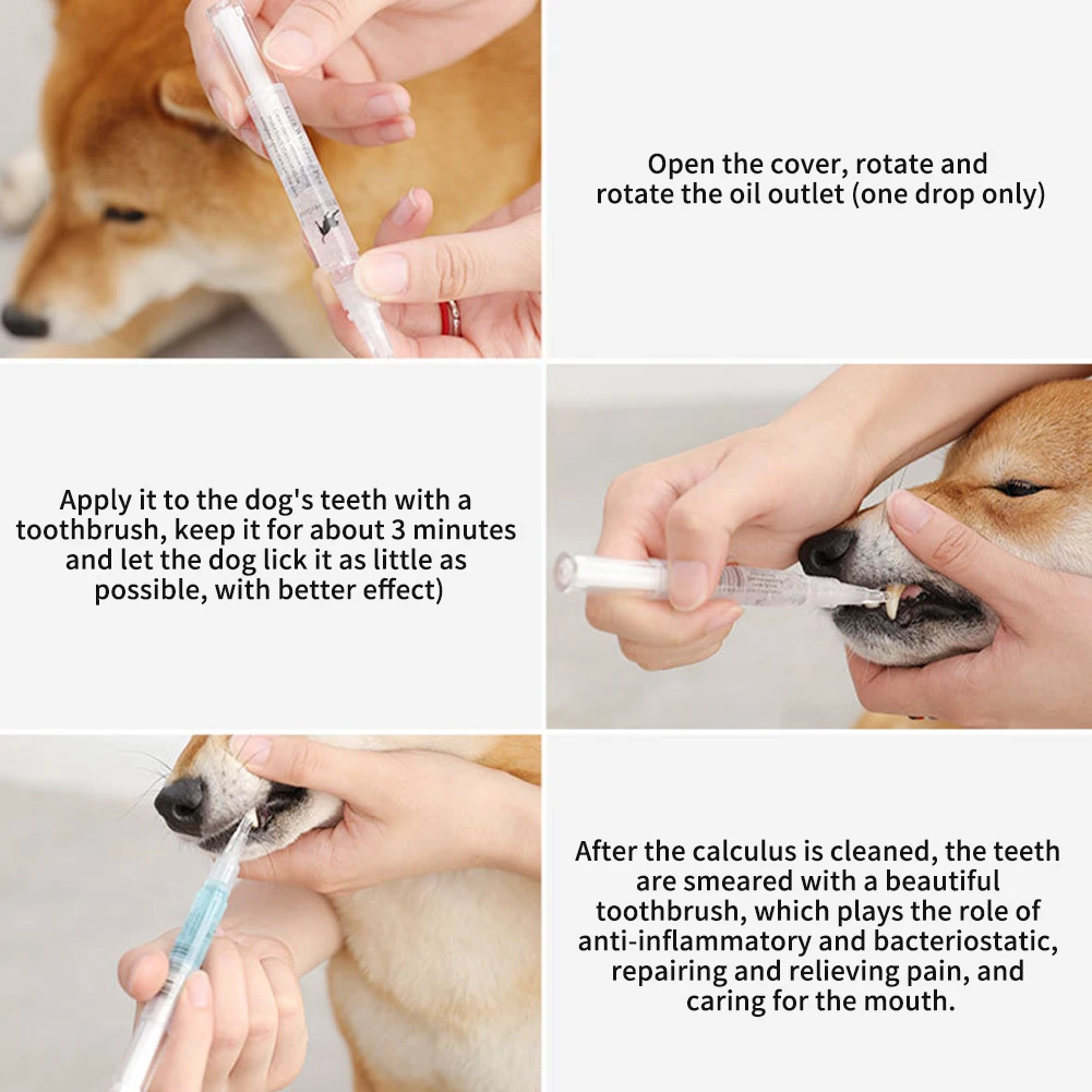 Ручка безопасный уход за ртом для собак кошек и домашних животных инструмент