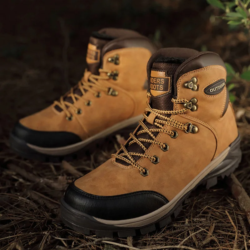 

2019 Motocycle Ankle Boots Men Winter Shoes Winter Boots Men 39s Snow Boots Men Fashion Mens Winter Sneakers New Leather Booties