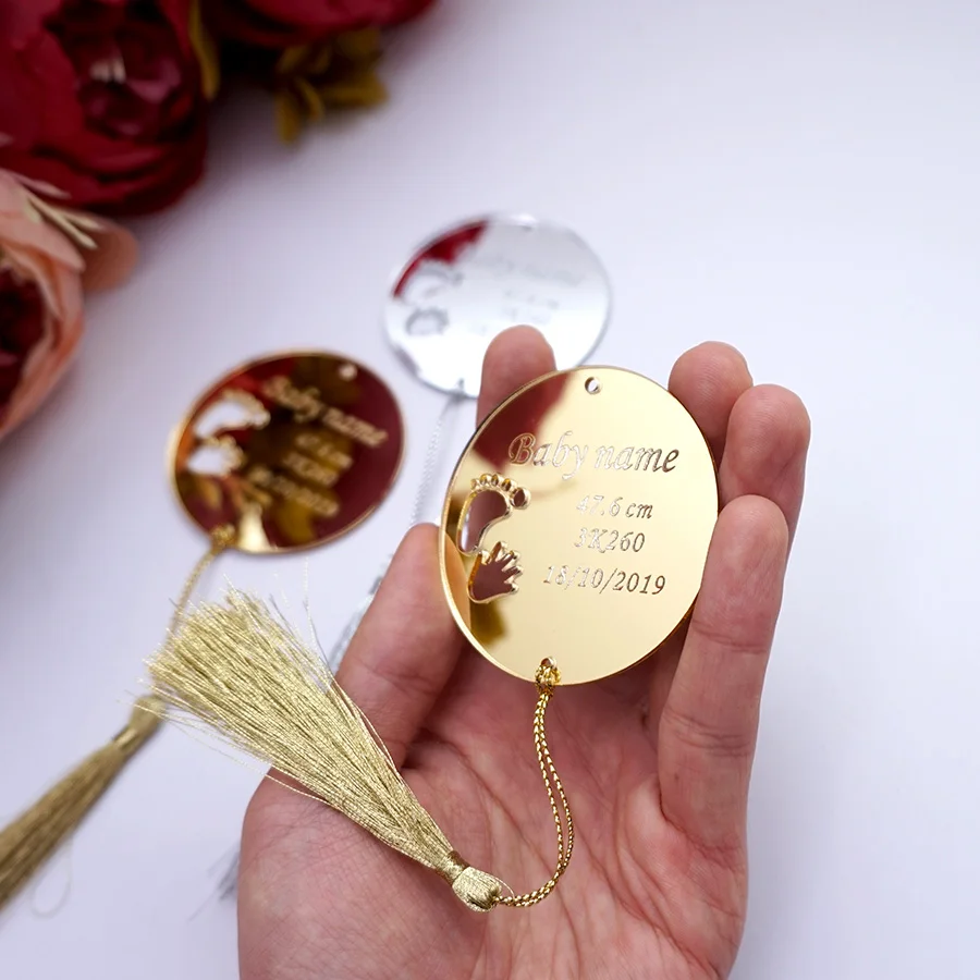 20 шт. круглые этикетки для новорожденных 6 см|Сувениры вечеринок| |