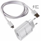 Быстрое зарядное устройство QC 3,0 с европейской вилкой, адаптер для телефона с Micro USB-кабелем для Samsung S6, S7 edge, S10, 5G A3, A5, A510, A710, J510, J710, J330, J530, J730