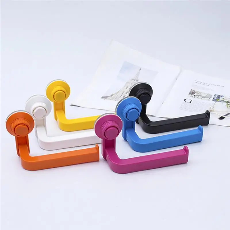 

Bathroom Toilet Paper Holder Powerful Sucker Wall Mount Roll Tissue Rack Toilet Roll Paper Hanger
