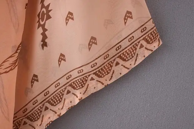 

Sexy Women Print Bikini Cover up Beach Dress Swimwear Chiffon Beachwear Bathing Suit Summer Holiday Kimono Cardigan W0717#10