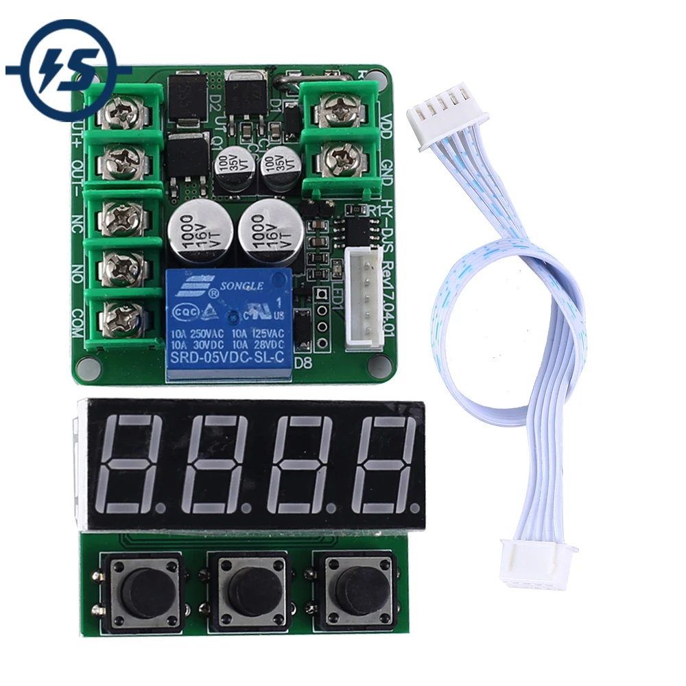 

Релейный модуль с задержкой 5 в постоянного тока, интеллектуальный контроллер времени