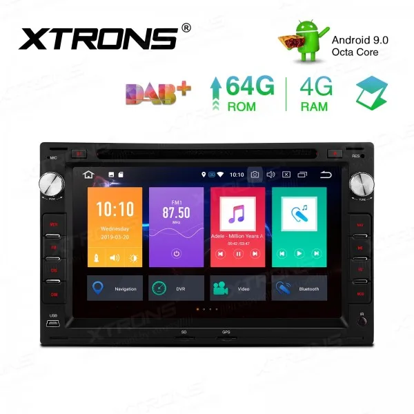 Автомагнитола PX5 мультимедийный DVD-плеер на Android 9 0 4 гб озу GPS для Volkswagen Tiguan Bora Golf IV