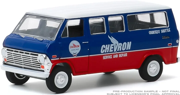 GL 1:64 1970 Ford Club Wagon boutique игрушечный автомобиль из сплава для детей Детские игрушки