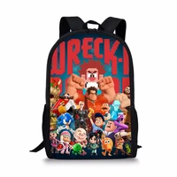 haoyun 16 inch cartoon bags children wreck it ralph backpack kids boys mochila infantil age 1 6 ralph school bag child backpack