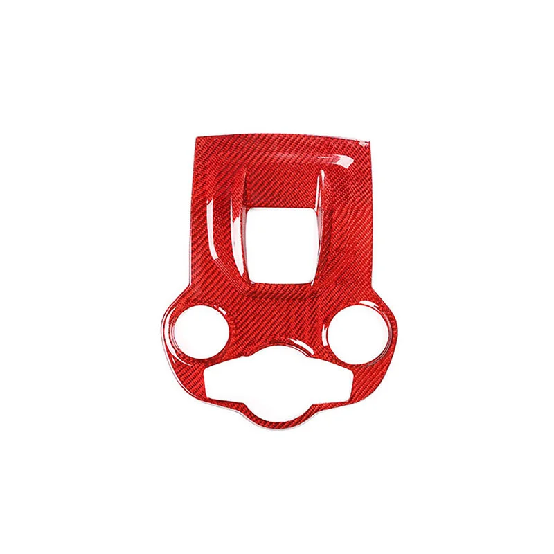 

Red dry carbon fiber Shift gear inside and outside integrated panel decorate Fit For For Alfa Romeo Giulia Stelvio 2017-2019