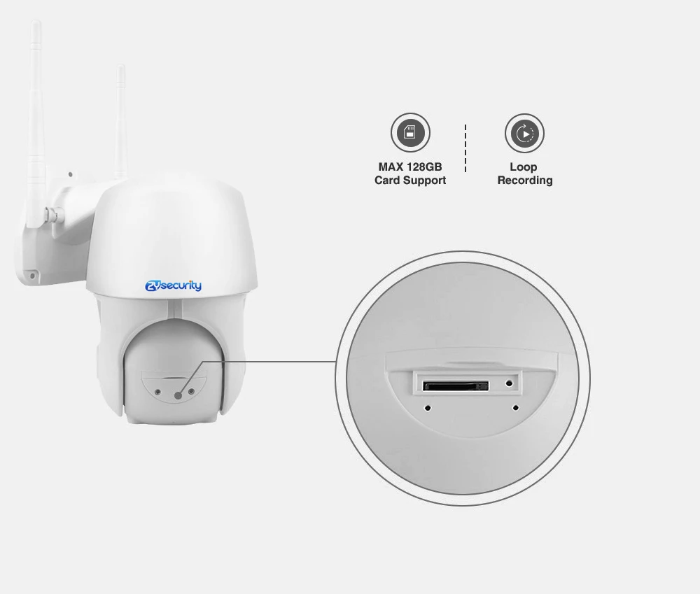 Уличная PTZ IP камера Wifi скоростная купольная 1080P беспроводная камера безопасности Pan Tilt 4X цифровой зум Onvif Видеонаблюдение CCTV