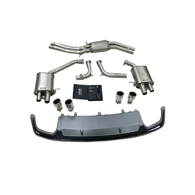 

Выхлопная труба из нержавеющей стали с разряженными наконечниками, диффузор из полипропилена для audi A7 change S7