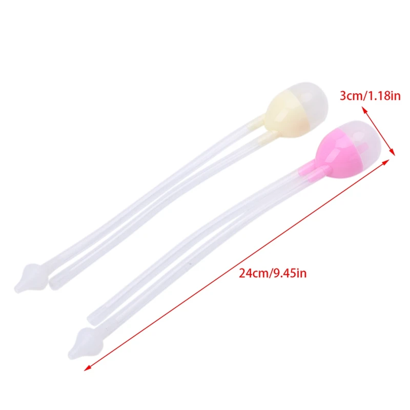 

Newborn Baby Safety Nose Cleaner Vacuum Suction Nasal Aspirator Flu Protections