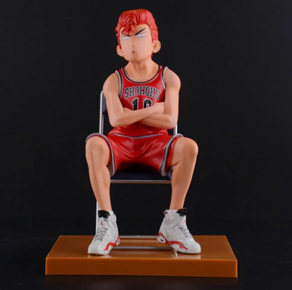 10 opp bag Slam Dunk Hanamichi Sakuragi Rukawa Kaede Mitsui Hisashi Акаги Такенори Miyagi Ryota фигурка Коллекционная модель игрушки - Цвет: 10 opp bag