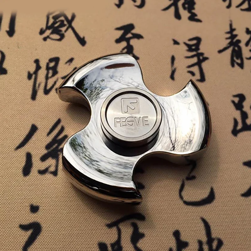 FEGVE MaYa титановый сплав на гриле синий Спиннер ручной металлический EDC стресс