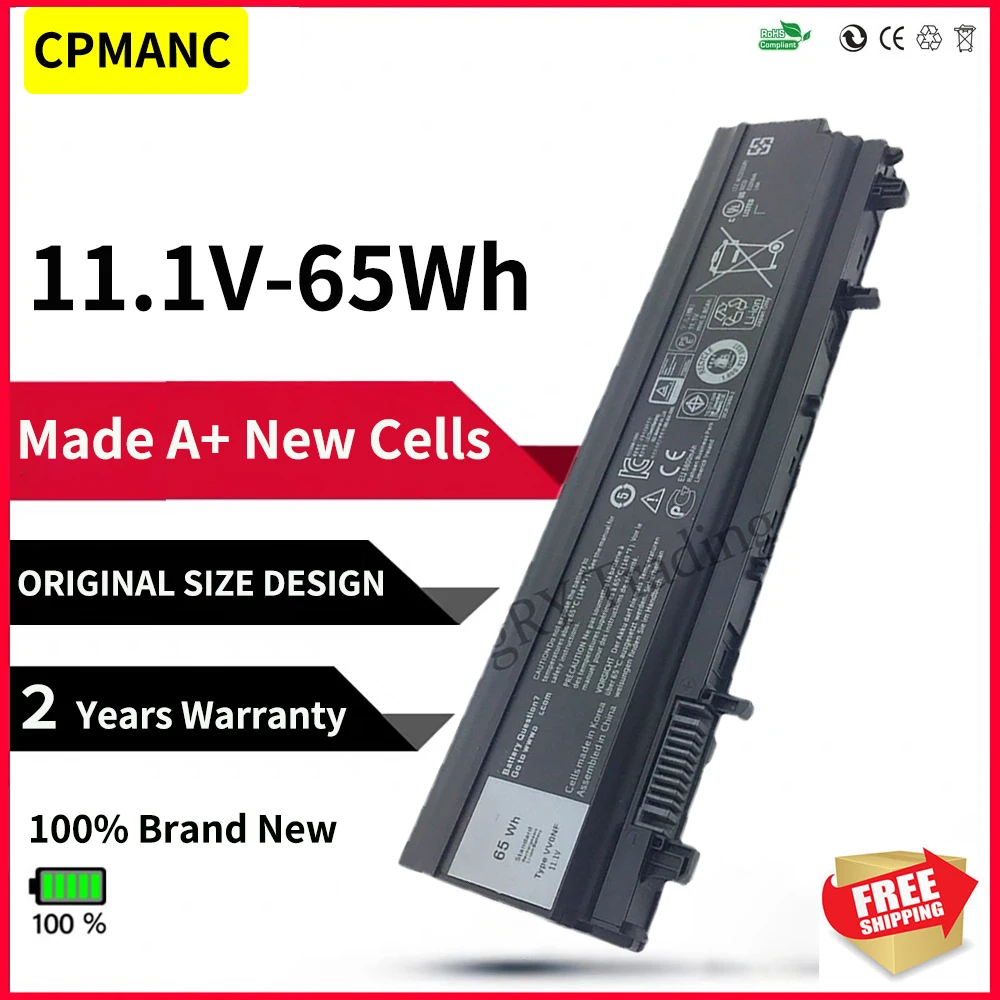 Аккумулятор CPMANC для ноутбука DELL E5440 E5540 312 1351 3K7J7 970V9 9TJ2J N5YH9 TU211 VV0NF 451 BBID BBIE